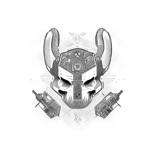 Patriot tattoo design idea