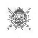 Patriot tattoo design idea