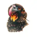 a vulture tattoo design idea