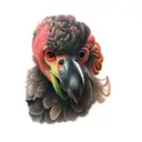 a vulture tattoo design idea