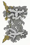 maryland flag tattoo design idea