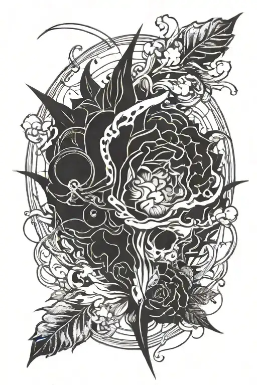 mental Health Coal tattoo design idea
