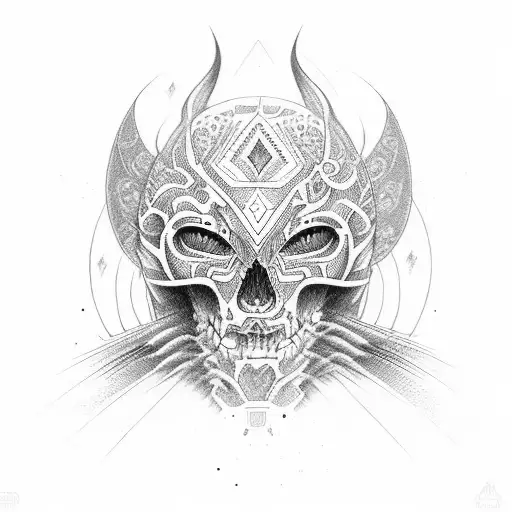 Tezcatlipoca  tattoo design idea