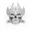 Tezcatlipoca  tattoo design idea