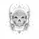 Tezcatlipoca  tattoo design idea