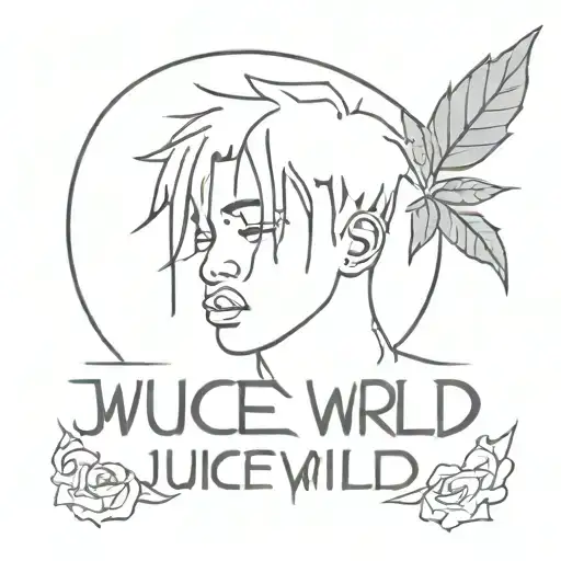 999 - juice WRLD tattoo design idea
