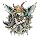 Yu-Gi-Oh! tattoo design idea