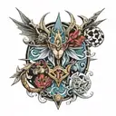 Yu-Gi-Oh! tattoo design idea