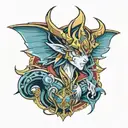 Yu-Gi-Oh! tattoo design idea