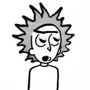 rick and morty tattoo design idea