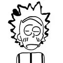 rick and morty tattoo design idea