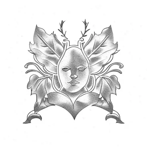 Laurel wreath tattoo design idea