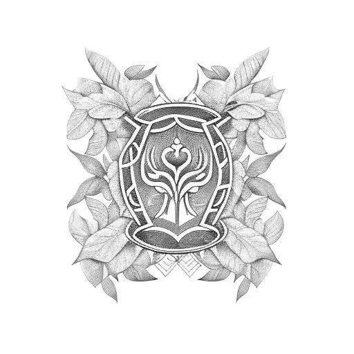 Laurel wreath tattoo design idea