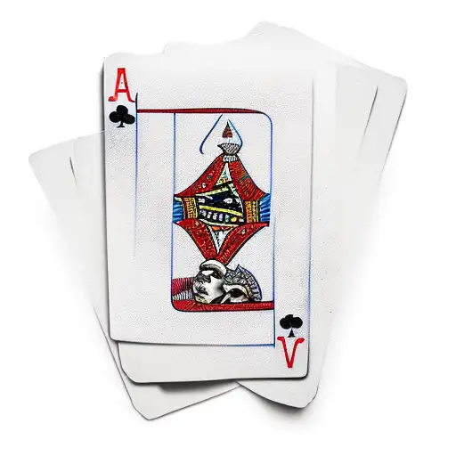 A new-school design of five poker cards tattoo design idea