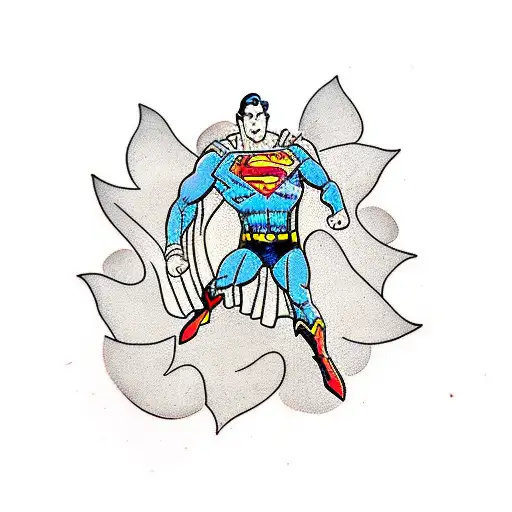 Superman  tattoo design idea