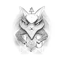 magician tarot card tattoo design idea