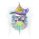 Acid Wizard tattoo design idea
