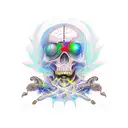 Acid Wizard tattoo design idea