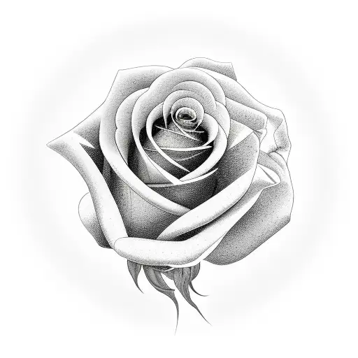 the word mar  with roses around it tattoo design idea