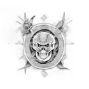 tortuga tattoo design idea