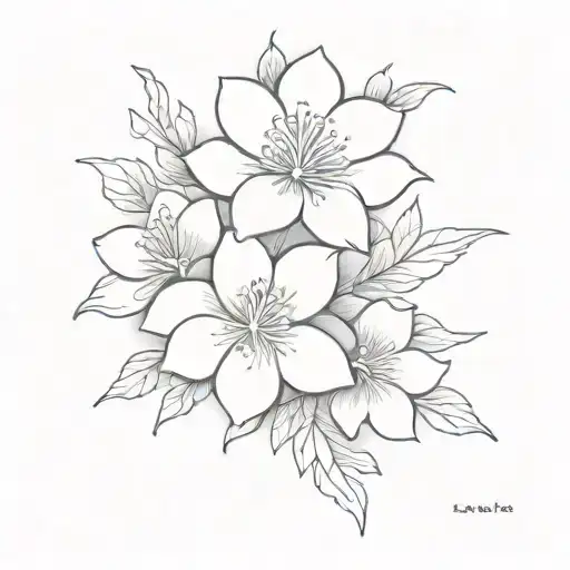 floral link work in white ink tattoo tattoo design idea