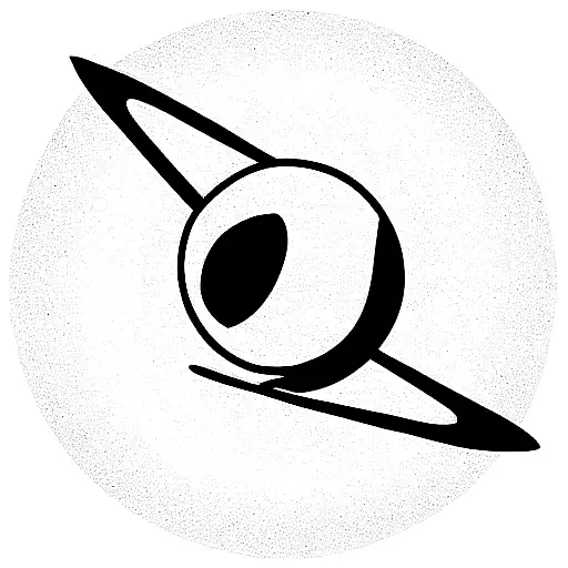 saturn tattoo design idea