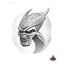 angry osiris tattoo design idea