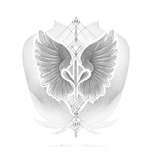 Queen of Spade, Wings, owned  tattoo design idea