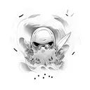 surfer tattoo design idea