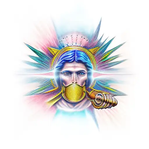 Saint Michael tattoo design idea