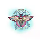 moth, gypsy tattoo design idea