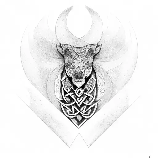 Irish romanian tattoo design idea