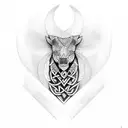 Irish romanian tattoo design idea