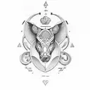 Irish romanian tattoo design idea