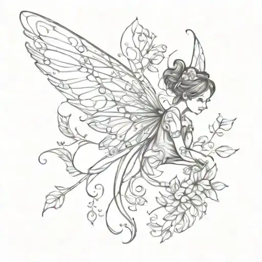 Fairy Wings tattoo design idea