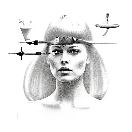 Step into the world of Pulp Fiction with our AI tattoo generator tool inspired by the unforgettable Mia and Vincent danc tattoo design idea