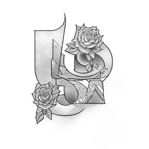 letter d tattoo