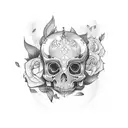 coffin  tattoo design idea