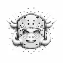 wrestling since i was a child tattoo design idea