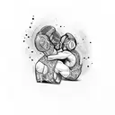 wrestling since i was a child tattoo design idea