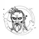 the sandman tattoo design idea