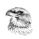 Raven and a snake together tattoo design idea