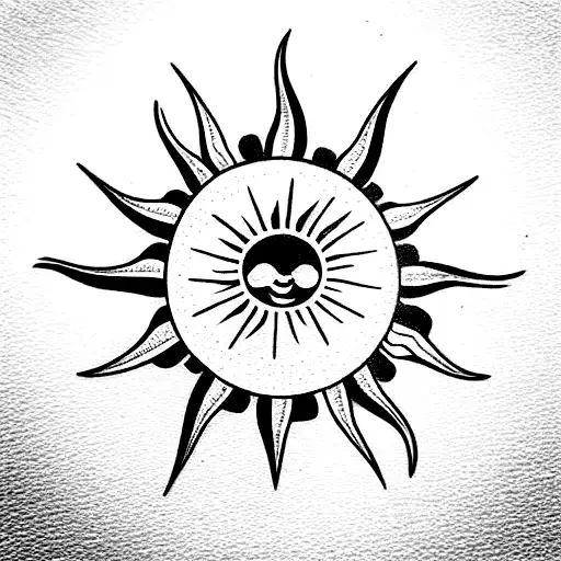 The design could feature a small sun symbol with an open book in the center, radiating its rays outward. tattoo design idea