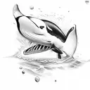 orca tattoo design idea