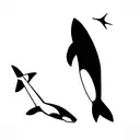 orca tattoo design idea