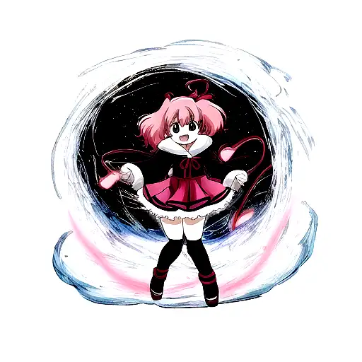 4k moder anime tattoo design idea