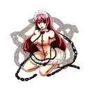 the nude hentai maid girl is chained  tattoo design idea