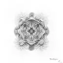 manada de 4 lobos  tattoo design idea