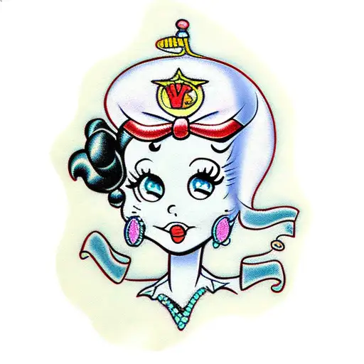 betty boop  tattoo design idea