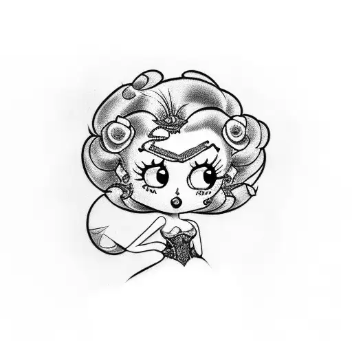Angelic Betty Boop 2*2 inch – indivisual